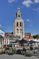 Spring on the large market in Bergen op Zoom