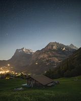 Grindelwald unter dem Sternenhimmel