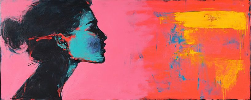 Neon Einsamkeit von Wunderbare Kunst