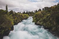Huka Falls waterfall in New Zealand