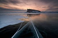 Gefrorenen Baikal-See