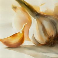 Still life with garlic No.01 | 50 shades of Beige