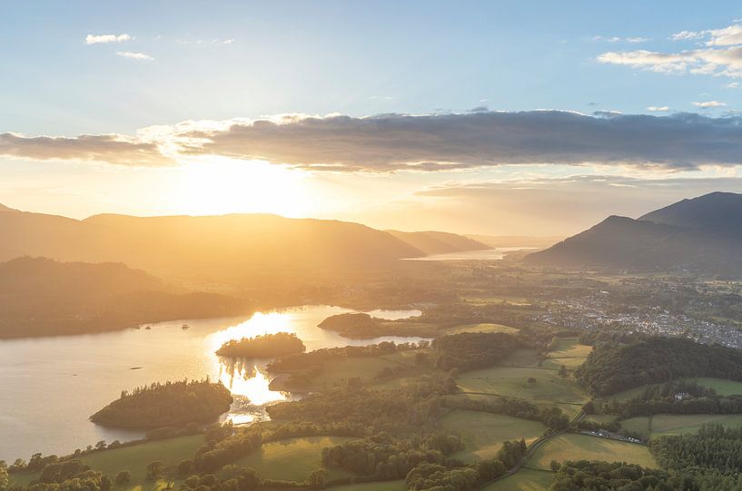Sunset Lake District England - U.K. by Marcel Kerdijk