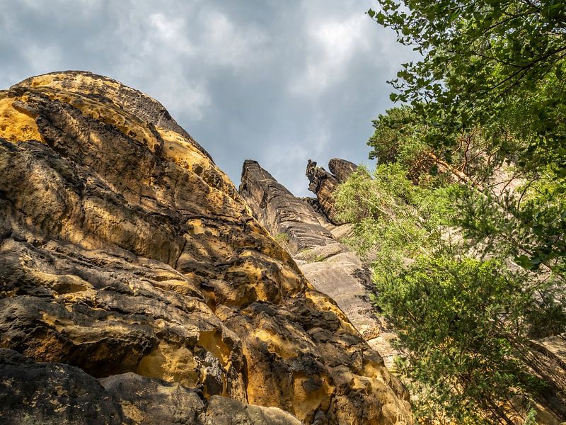 Königsweg, Sächsische Schweiz – Zugang zur Häntzschelstiege von Pixelwerk