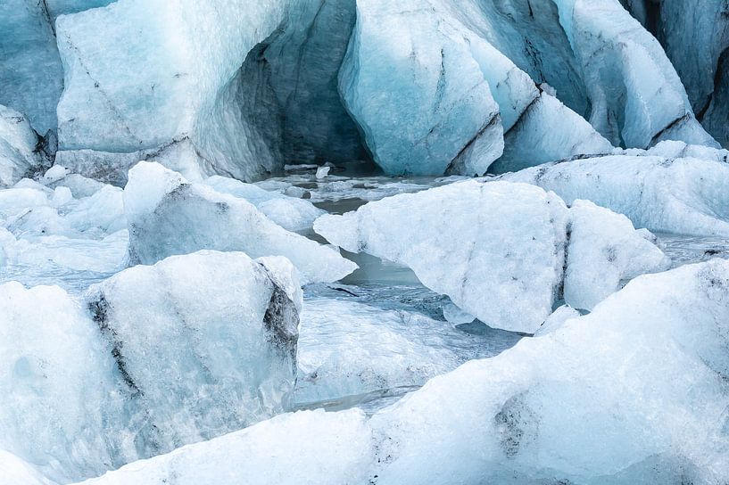 Eisschollen in Island von KC Photography