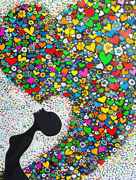 Peindre un cœur coloré | Passion ! par La collection ARTEO