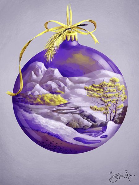 Paysage d'hiver par Mihaela Soimaru