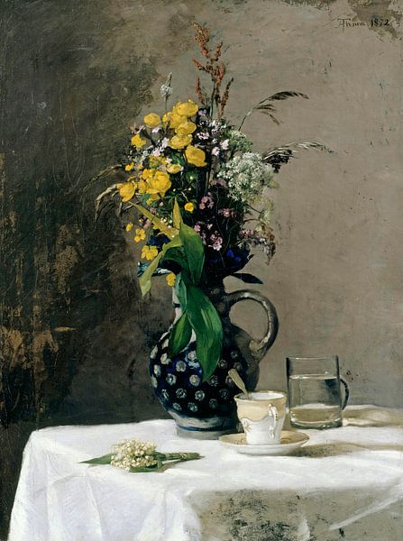 Blumenstrauss aus Wildblumen, Hans Thoma von Meisterhafte Meister