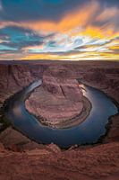 Horse shoe bend au coucher du soleil