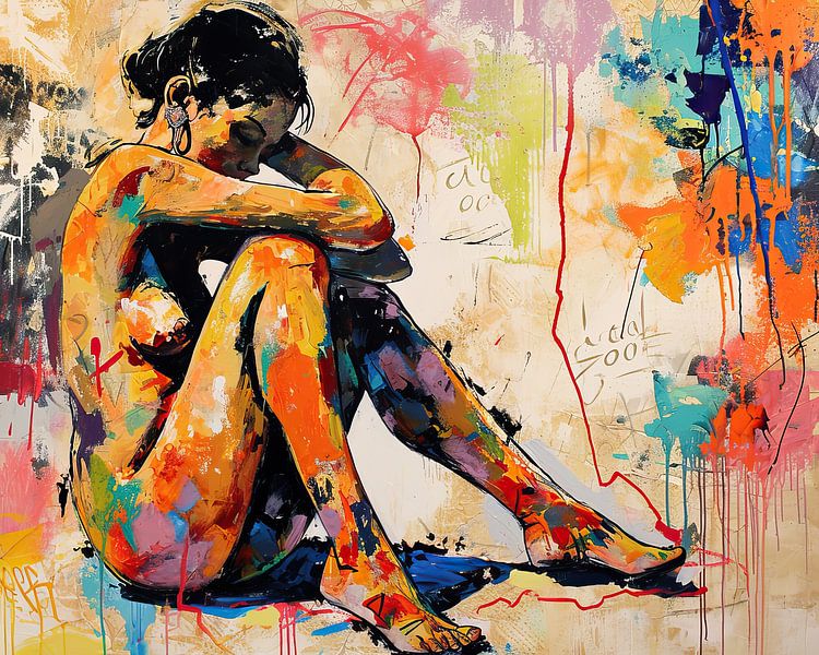 Städtische Introspektion von Blickfänger Gemälde