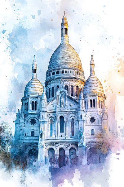 Ein Blick auf das Herz von Montmartre von Skyfall