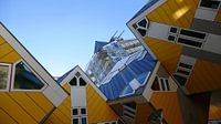 De beroemde kubuswoningen in Rotterdam