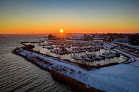 Willemstad harbor at sunrise