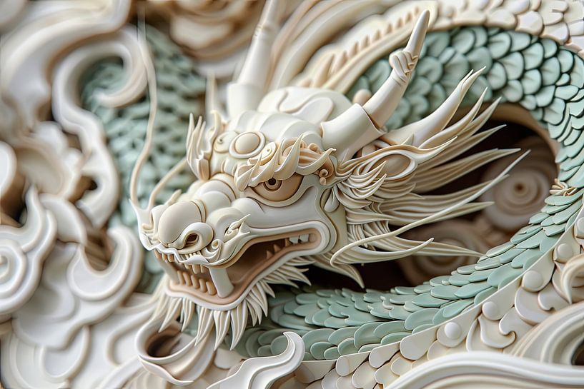 japanese ornament dragon by Egon Zitter
