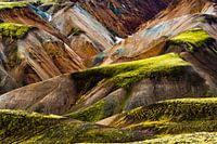 Les montagnes colorées autour du Landmannalaugar en Islande
