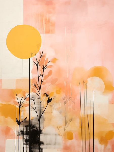 Abstrakter Blumengarten von Gypsy Galleria