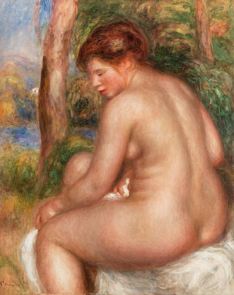 Bathing star three quarters of the way through, Pierre-Auguste Renoir (1911) by Atelier Liesjes