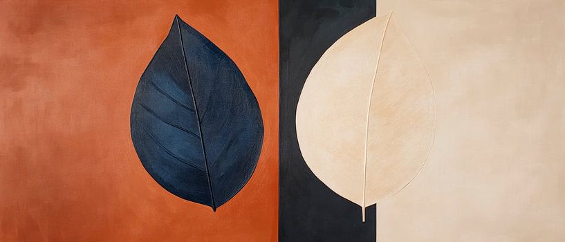 Leaf of Silence - Colours of the Earth by Poster Art Shop