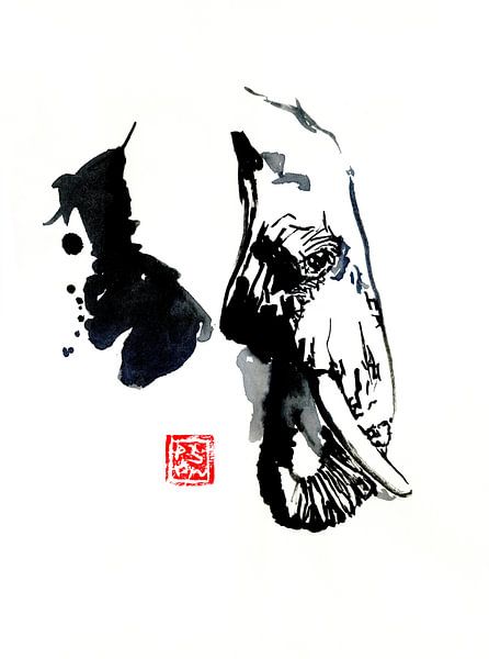 olifantenprofiel (gezien bij vtwonen) van Péchane Sumie