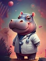 Hippo als Arzt
