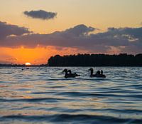 Sunset at the Veluwe Lake