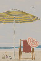 Am Strand - Sonnenstuhl