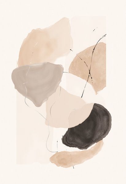 Organische Fusion von Erdtönen. von AVC Art Studio