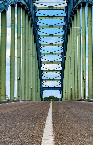 Old IJsselbrug over the river IJssel between Zwolle and Hattem by Sjoerd van der Wal Photography