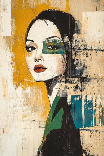 Portrait de femme | Mystic Gaze par Peintures accrocheuses