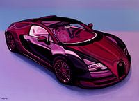 Peinture de la Bugatti Veyron 2005