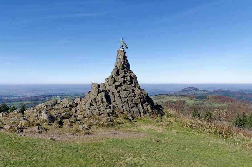 the airmen's memorial on the Wasserkuppe by Peter Eckert
