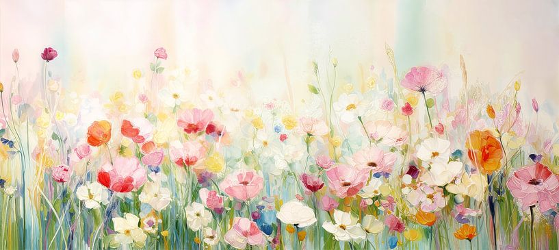 Painting Flowers by Wonderful Art