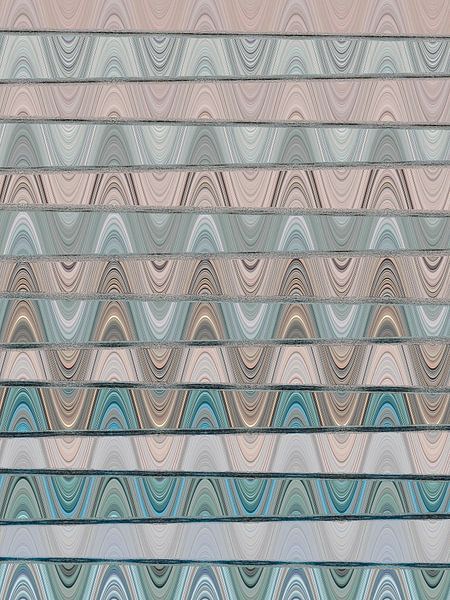 Abstracte digitale kunst 1/2021 van Gabi Hampe