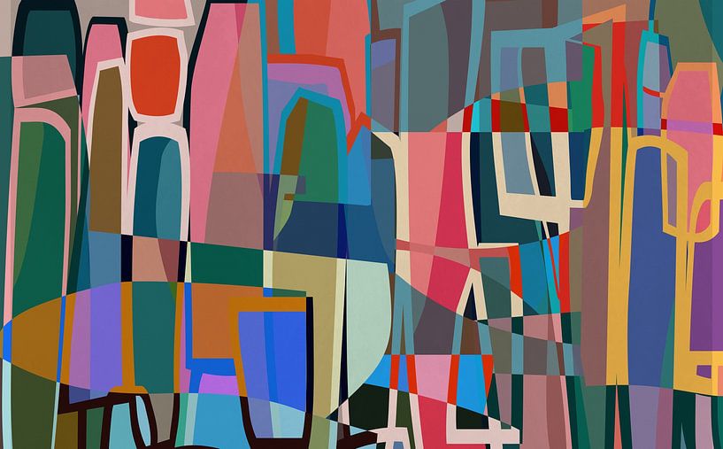 Colored Parts by Angel Estevez