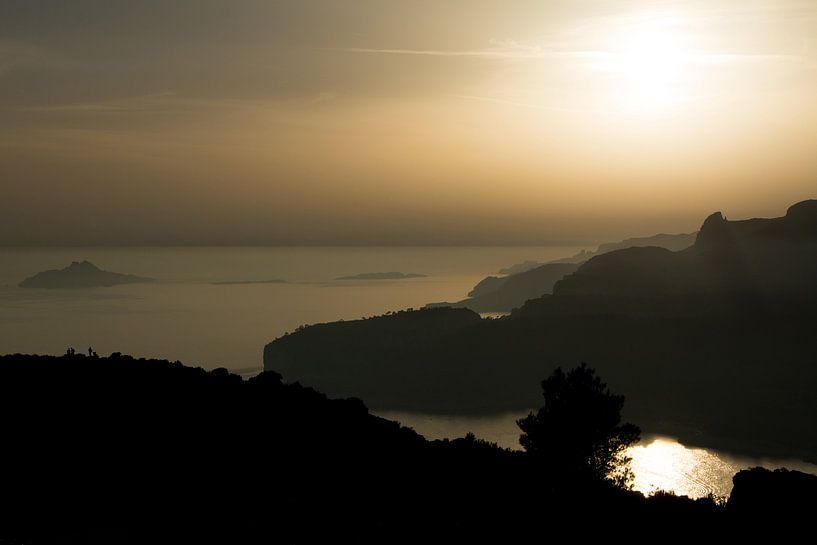 Sonnenuntergang am Mittelmeer von Stefan Koeman