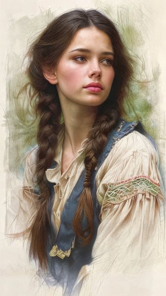 Eine junge Frau von Ljupka Kareska