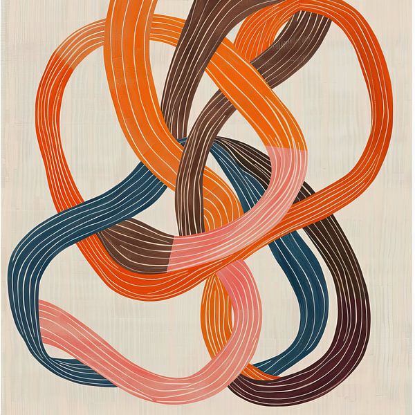 Zacht abstract werk van Modern Collection