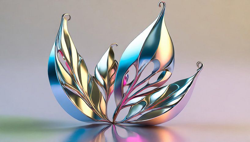 Branche en métal par Uwe Merkel