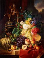 Digitale opname van een 17e. eeuws schilderij.