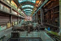 Halle in verlassener Fabrik