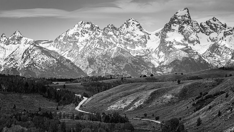 Le parc national de Grand Teton en noir et blanc par Henk Meijer Photography