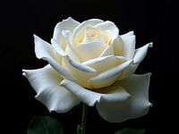 Eine schöne weiße Rose