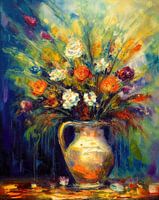 Vase mit Blumen