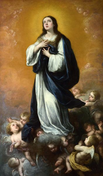 Bolome Esteban Murillo,Die Unbefleckte Empfängnis der Jungfrau Maria von finemasterpiece