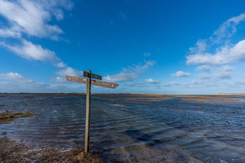 Slufter Texel kurz nach dem Sturm Eunice von Texel360Fotografie Richard Heerschap