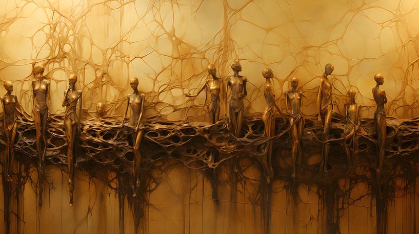 Digitale Kunst Frauen Porträt Erotik Leidenschaft Ästhetische Willkür von Visual Imagination