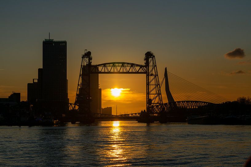 Coucher de soleil sur la Meuse par Twan Aarts Photography