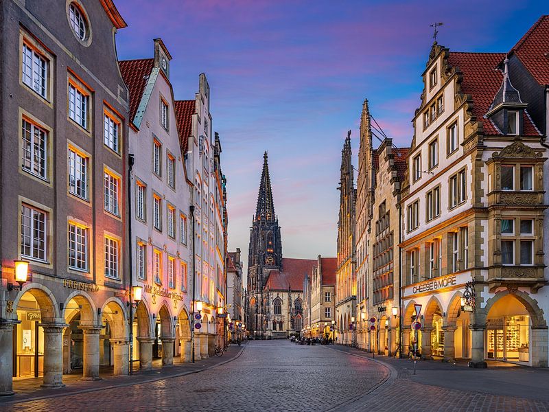 Prinzipalmarkt in Münster, Deutschland von Michael Abid