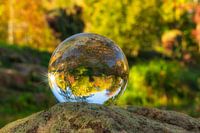 herbstliche Glaskugel
