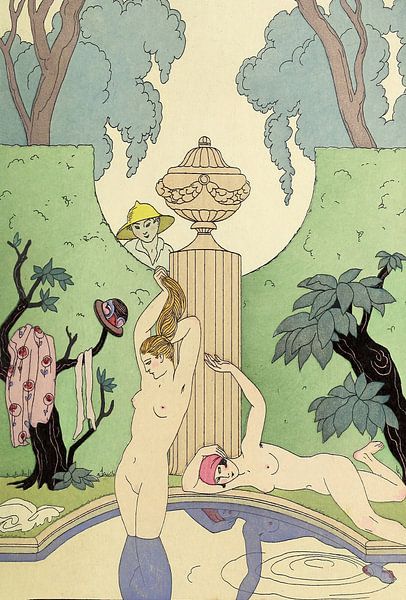 George Barbier – Falbalas et fanfreluches, La Luxure (1925) von Peter Balan